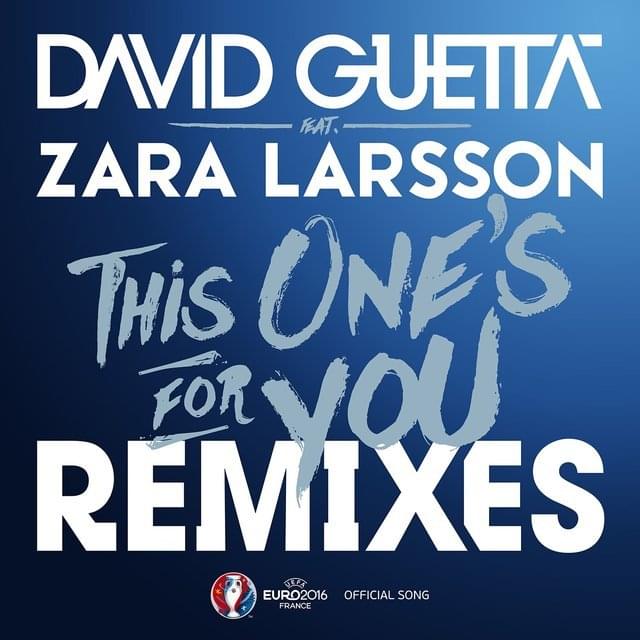 David Guetta featuring Zara Larsson — This One&#039;s For You (Faustix Remix) cover artwork