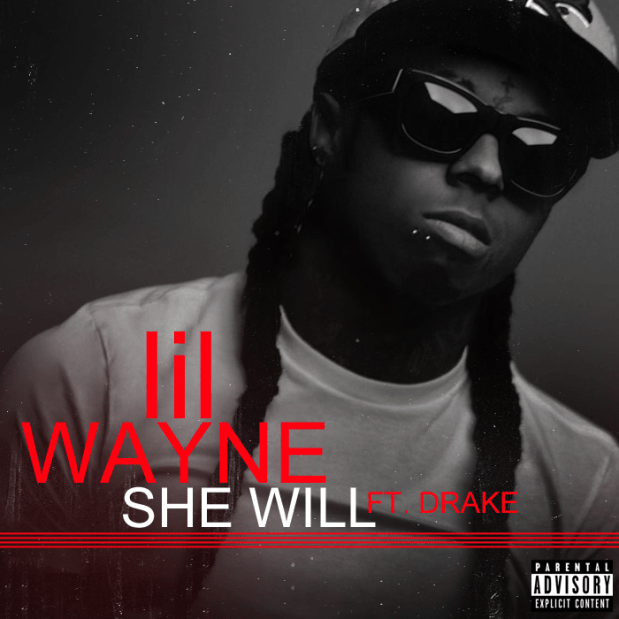 Lil Wayne featuring Drake — She Will cover artwork