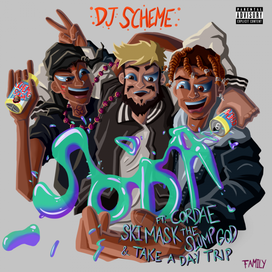 DJ Scheme featuring Cordae, Ski Mask The Slump God, & Take A Daytrip — Soda cover artwork