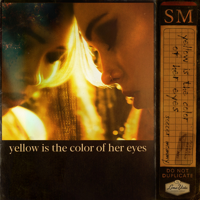 Soccer Mommy yellow is the color of her eyes cover artwork