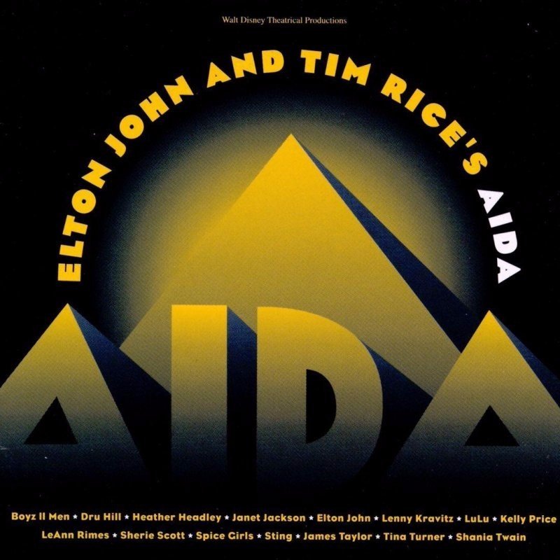 Elton John & Tim Rice Aida cover artwork