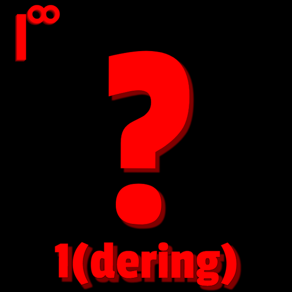 1^∞ — 1(dering) cover artwork