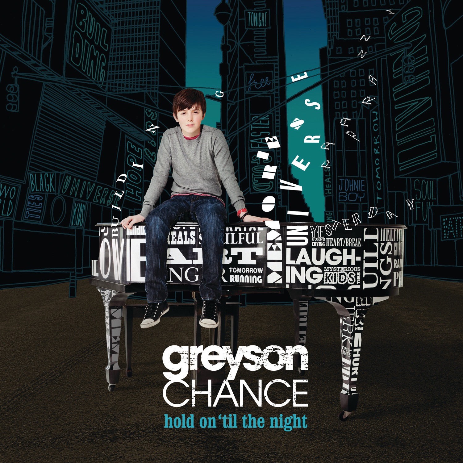 Greyson Chance Hold On &#039;Til the Night cover artwork