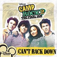 Demi Lovato — Can&#039;t Back Down cover artwork