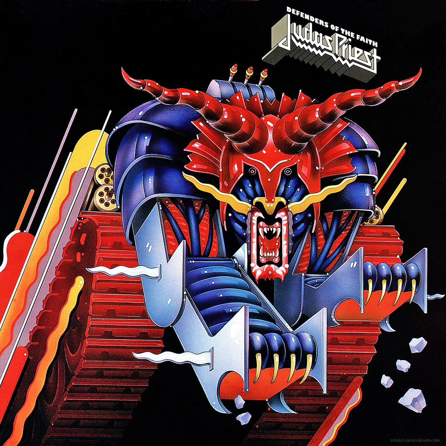 Judas Priest Defenders of the Faith cover artwork