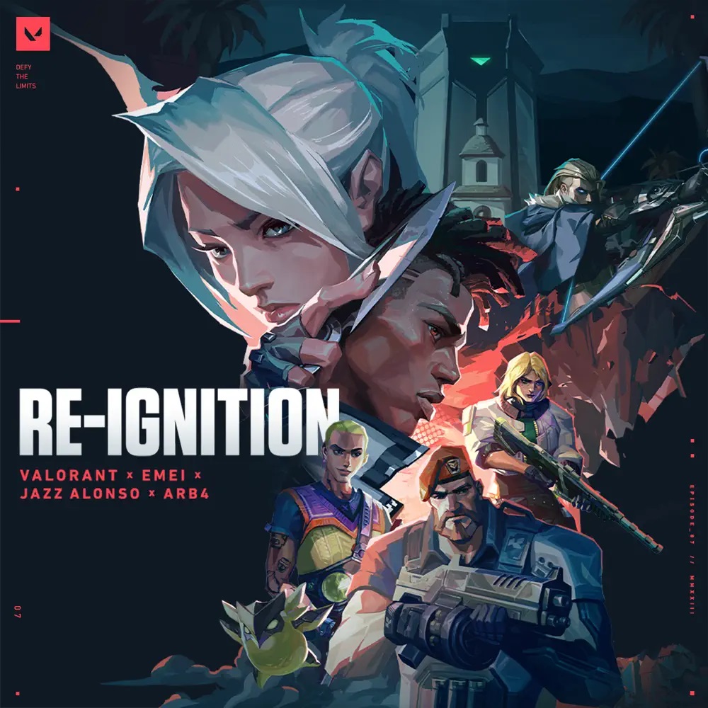 VALORANT, ARB4, & Jazz Alonso featuring Emei — RE-IGNITION cover artwork