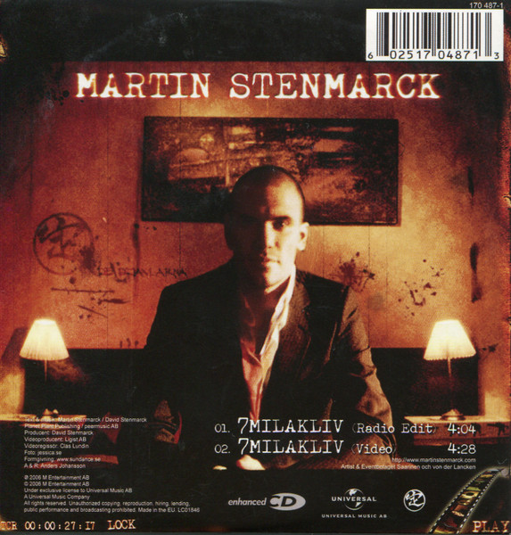 Martin Stenmarck — 7milakliv cover artwork