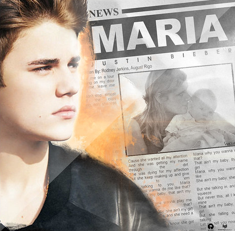 Justin Bieber Maria cover artwork
