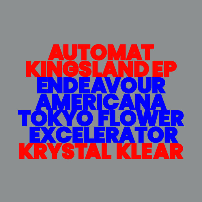 Krystal Klear Automat Kingsland - EP cover artwork