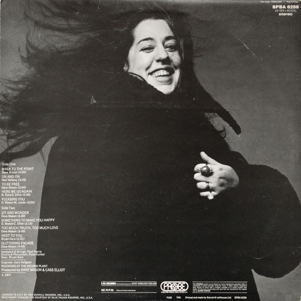 Dave Mason &amp; Cass Elliot — Something to Make You Happy cover artwork