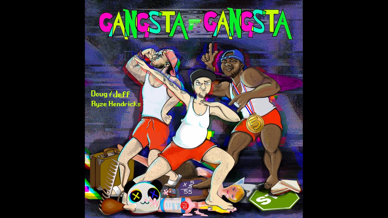 Doug &amp; Jeff featuring Ryze Hendricks — GANGSTA GANGSTA cover artwork
