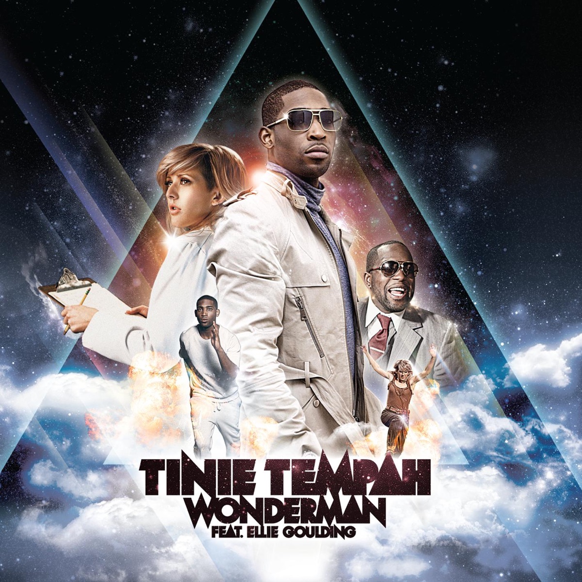 Tinie Tempah ft. featuring Ellie Goulding Wonderman cover artwork