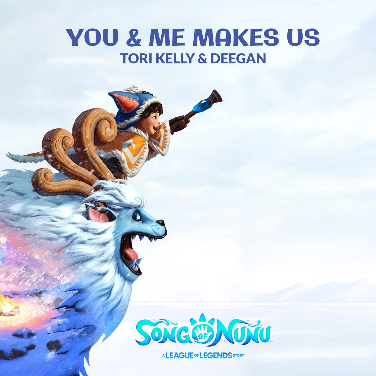 League Of Legends, Tori Kelly, & Deegan — You &amp; Me Makes Us cover artwork