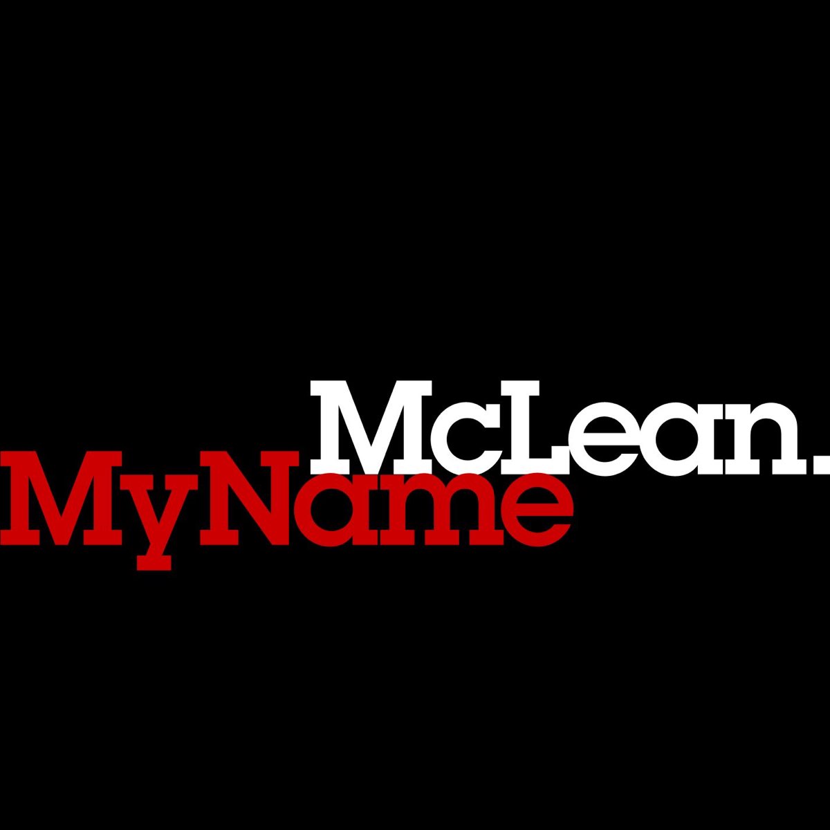 McLean My Name cover artwork