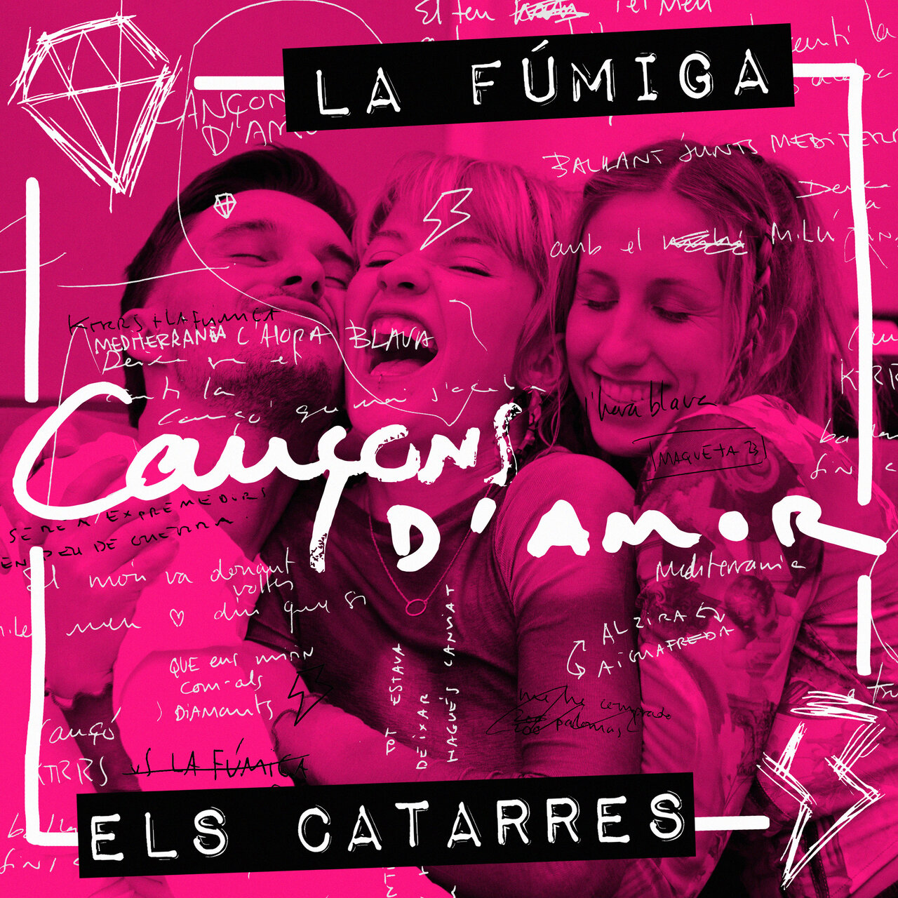 Els Catarres & La Fúmiga Cançons d&#039;amor cover artwork