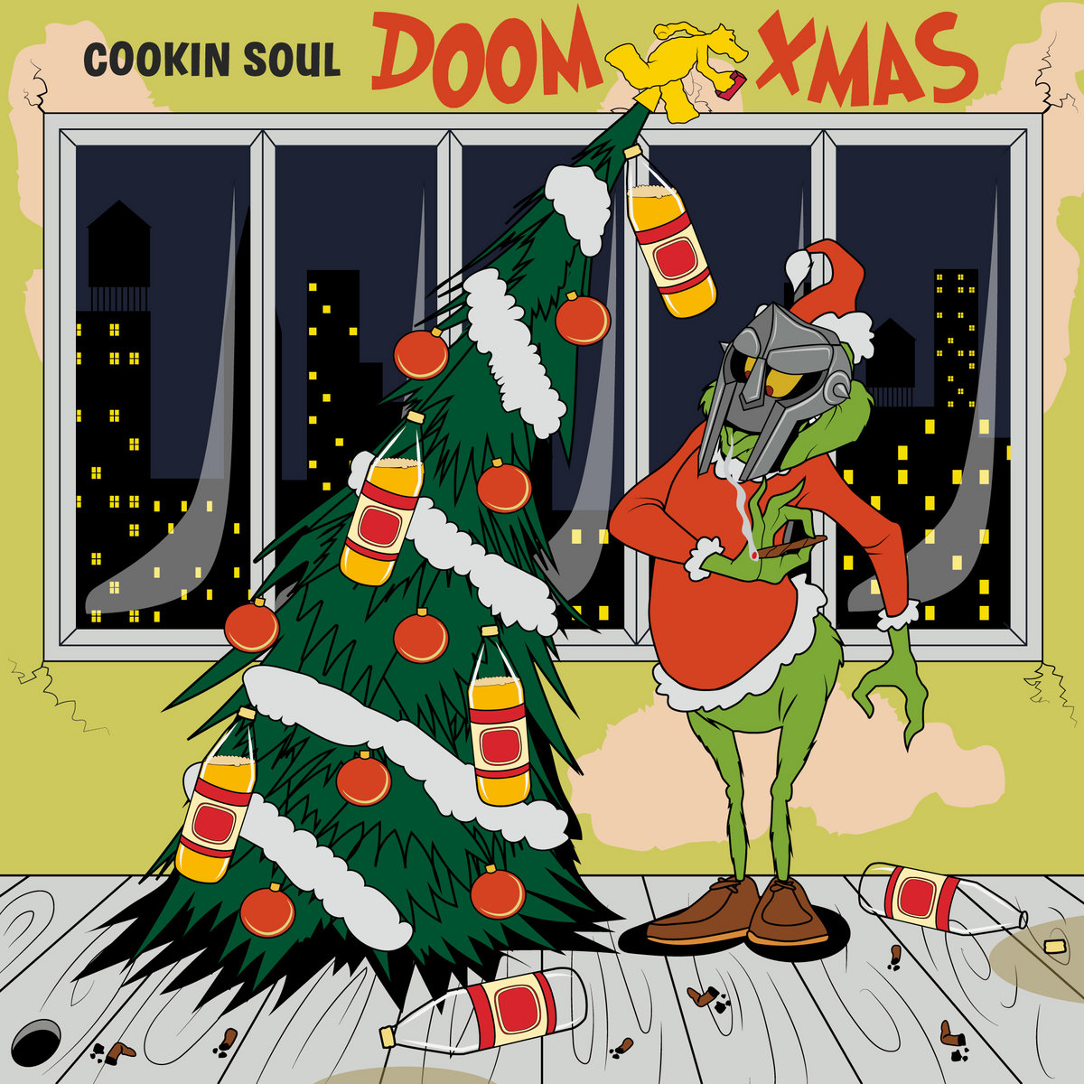 MF DOOM & Cookin Soul DOOM XMAS cover artwork