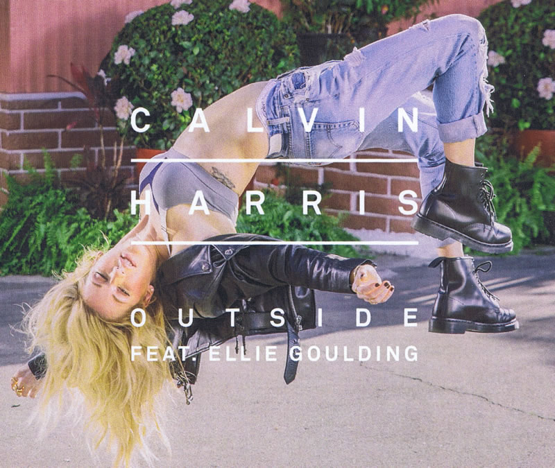 Calvin Harris featuring Ellie Goulding — Outside cover artwork