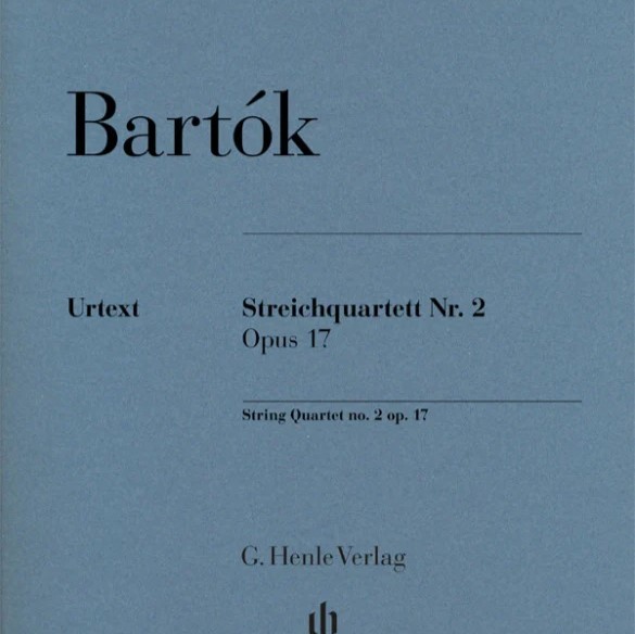 Bela Bartok String Quartet No. 2 cover artwork