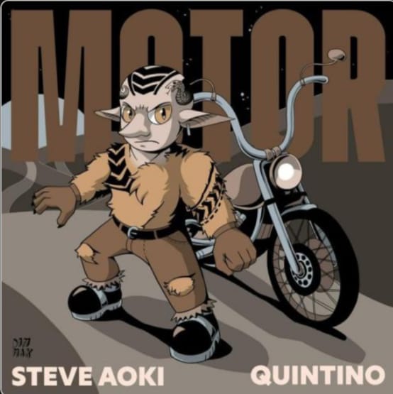Steve Aoki & Quintino — Motor cover artwork