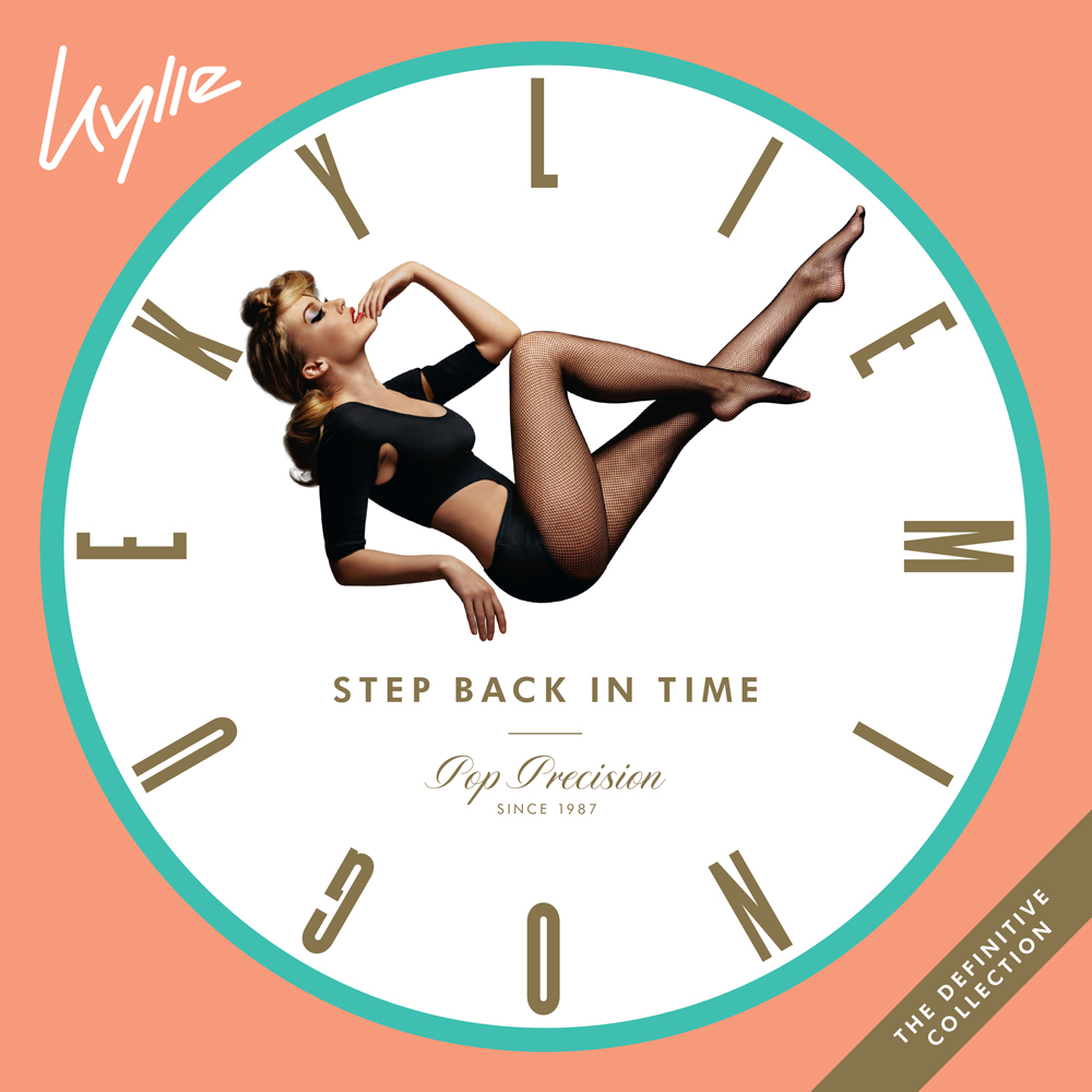 Kylie Minogue Step Back in Time: The Definitive Collection cover artwork