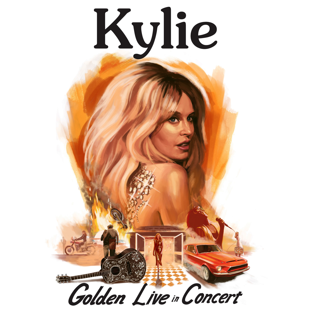 Kylie Minogue Golden Live in Concert cover artwork