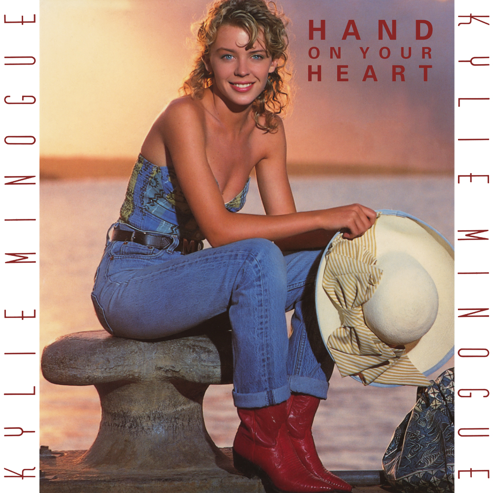 Kylie Minogue Hand on Your Heart cover artwork