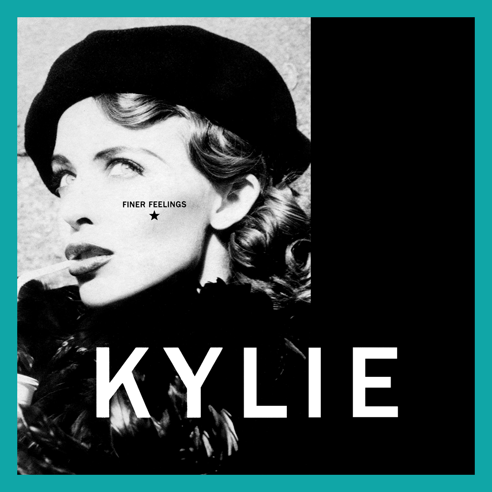 Kylie Minogue Finer Feelings cover artwork