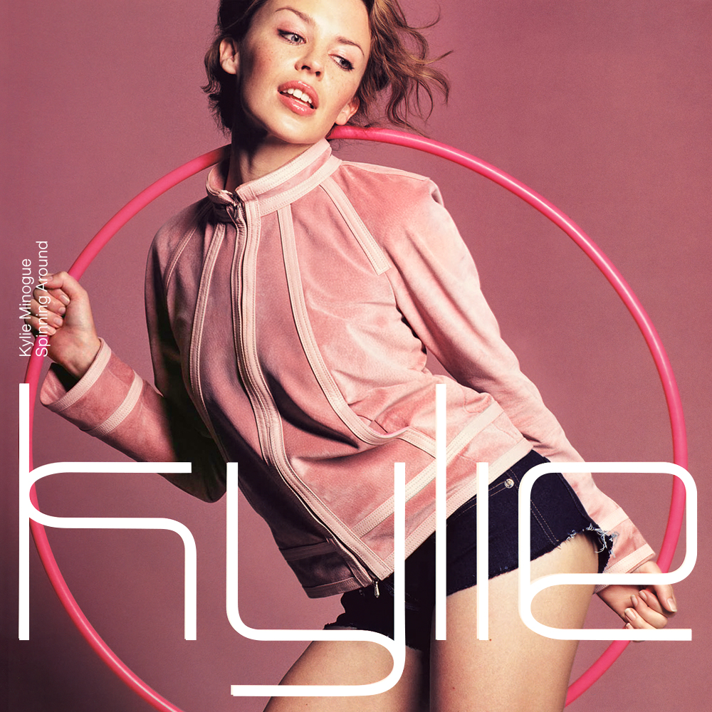 Kylie Minogue Spinning Around cover artwork
