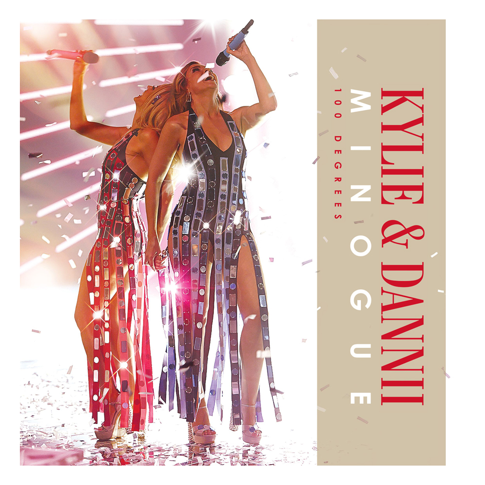 Kylie Minogue & Dannii Minogue 100 Degrees cover artwork