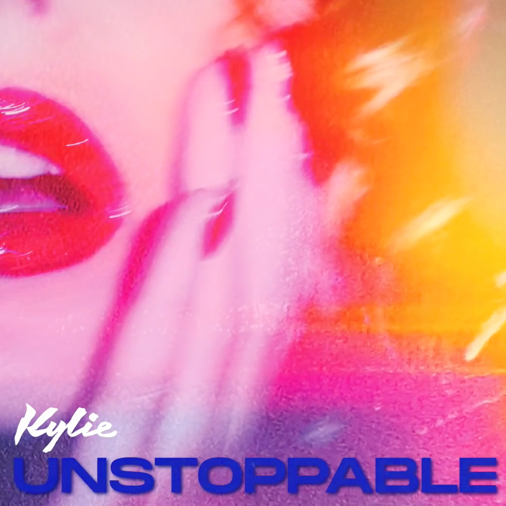Kylie Minogue Unstoppable cover artwork