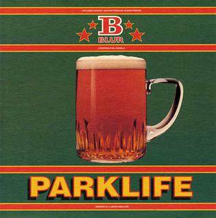 Blur featuring Phil Daniels — Parklife cover artwork