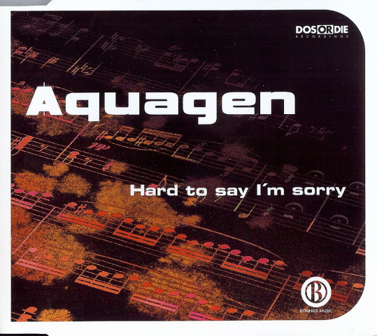 Aquagen Hard To Say I&#039;m Sorry cover artwork