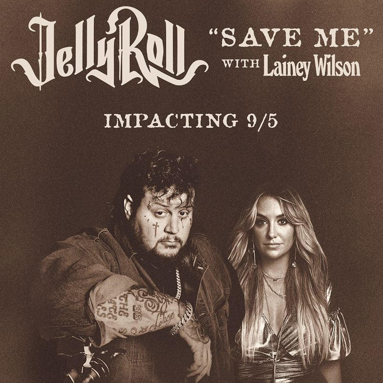 Jelly Roll with Lainey Wilson — Save Me cover artwork