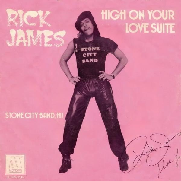 Rick James High on Your Love Suite cover artwork