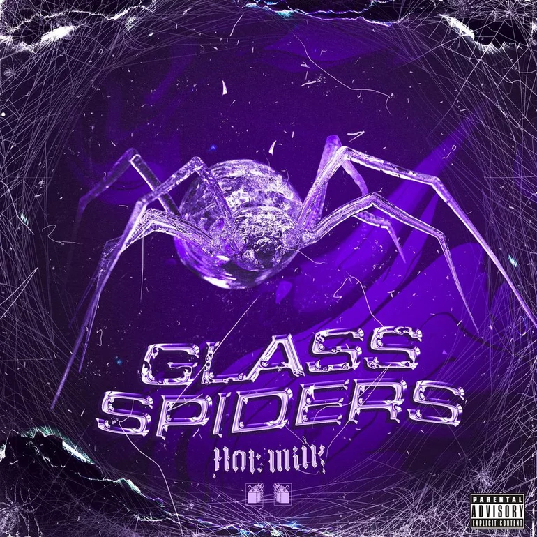 Hot Milk — Glass Spiders cover artwork