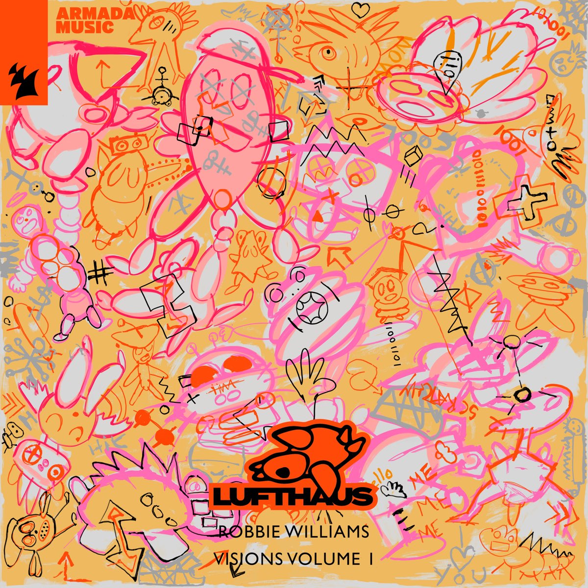 Lufthaus & Robbie Williams Visions, Vol. 1 cover artwork
