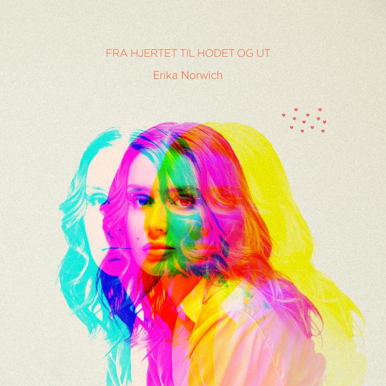 Erika Norwich Fra hjertet til hodet og ut cover artwork