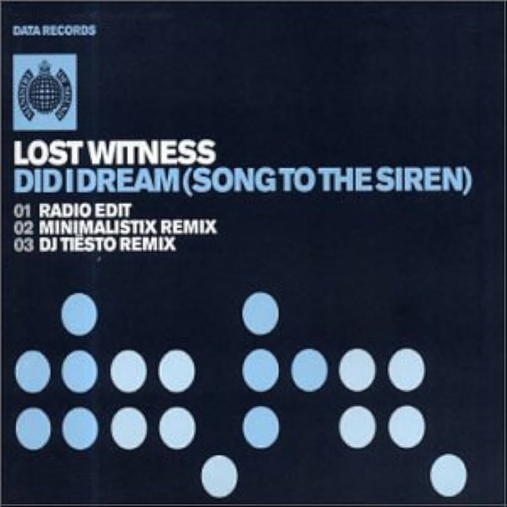 Lost Witness featuring Tracey Carmen — Did I Dream (Song To The Siren) cover artwork