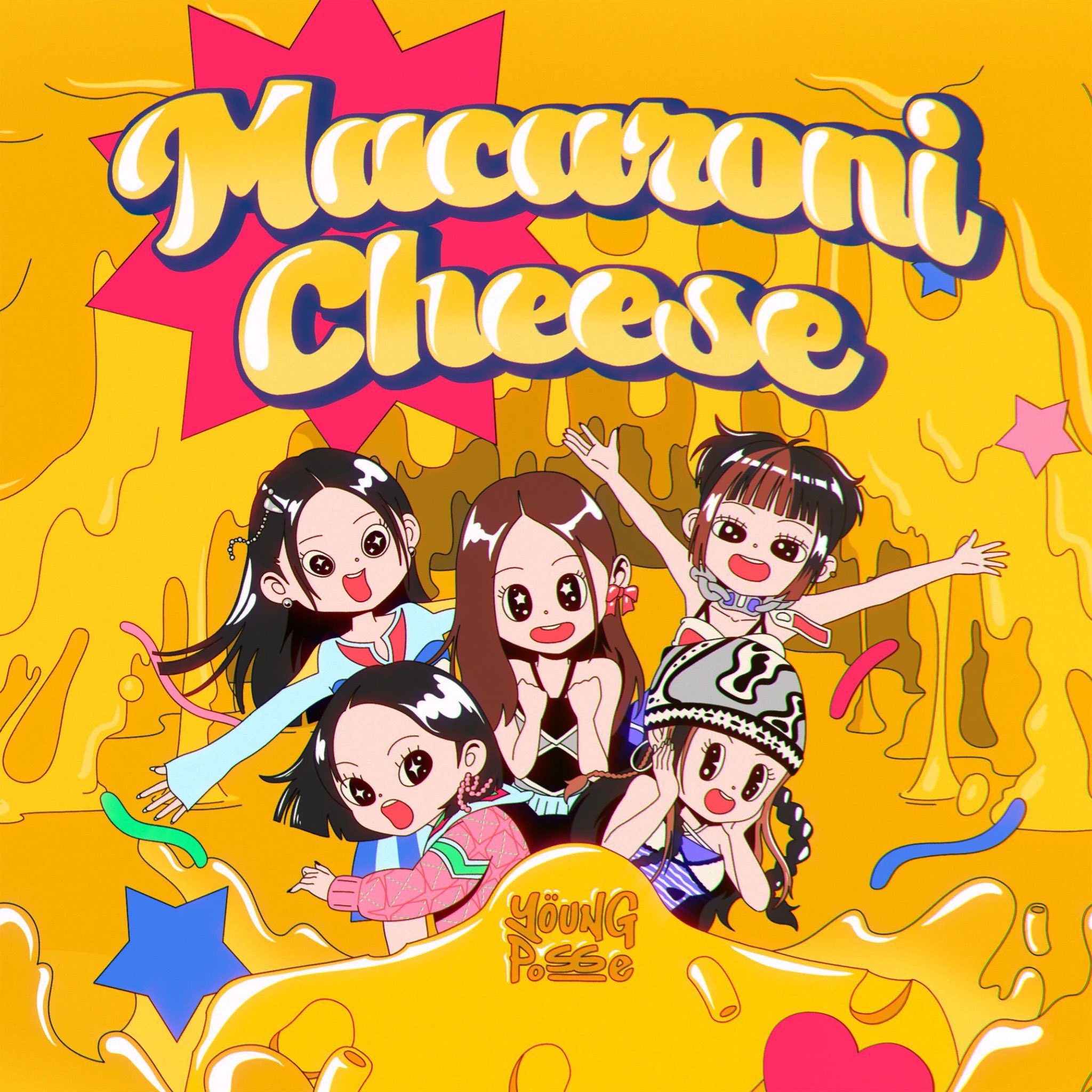 YOUNG POSSE MACARONI CHEESE - EP cover artwork