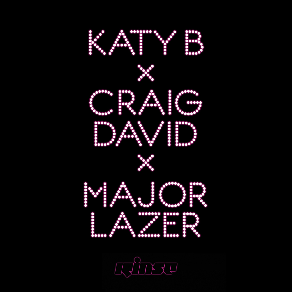 Katy B, Craig David, & Major Lazer Who Am I cover artwork