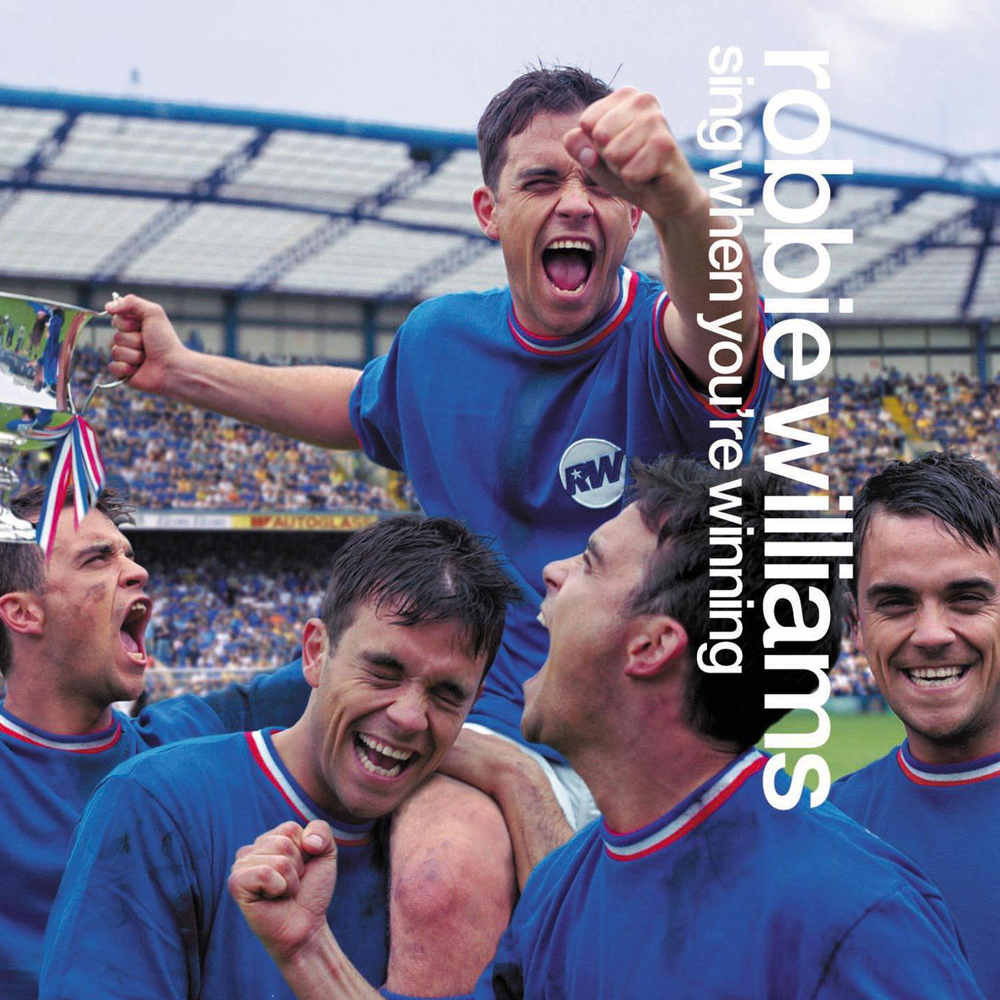 Robbie Williams Sing When You&#039;re Winning cover artwork
