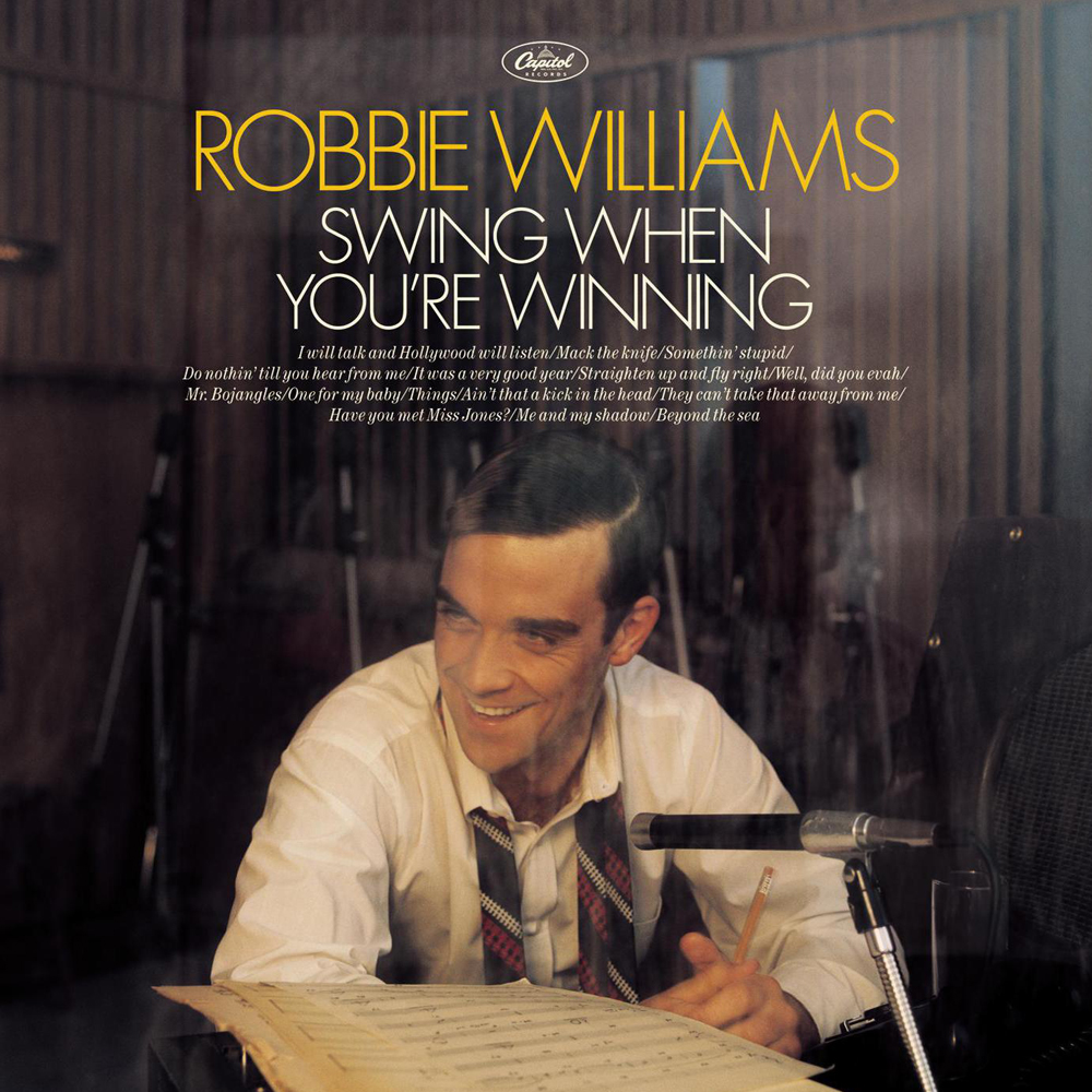 Robbie Williams Swing When You&#039;re Winning cover artwork