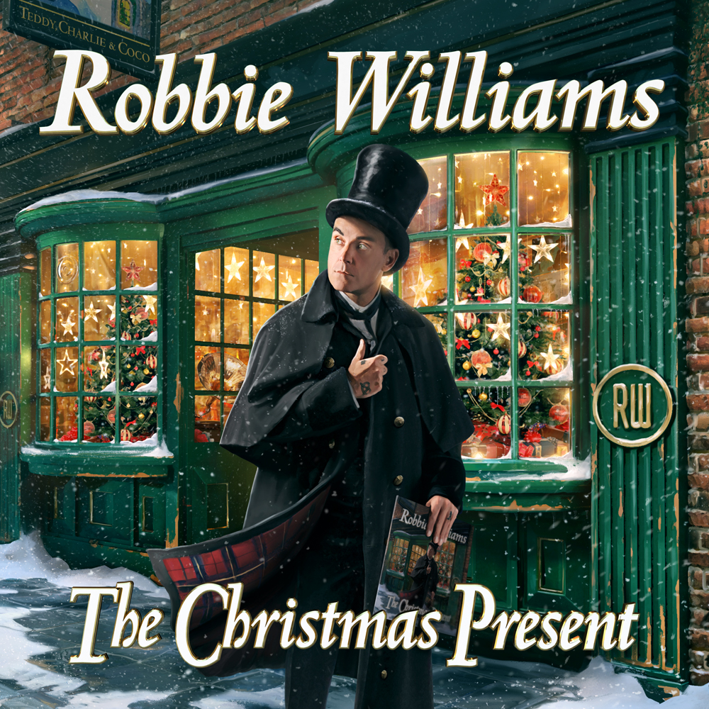 Robbie Williams The Christmas Present cover artwork