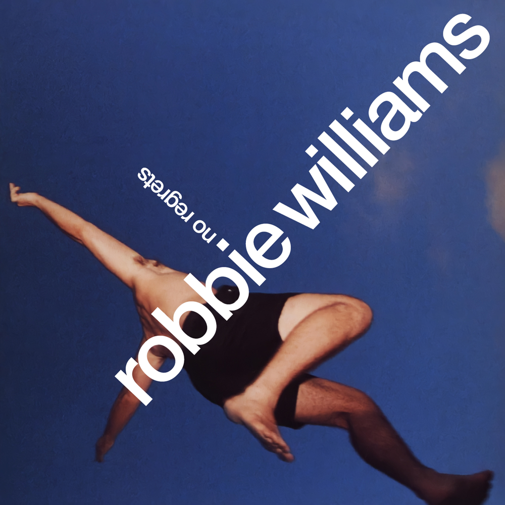 Robbie Williams No Regrets cover artwork