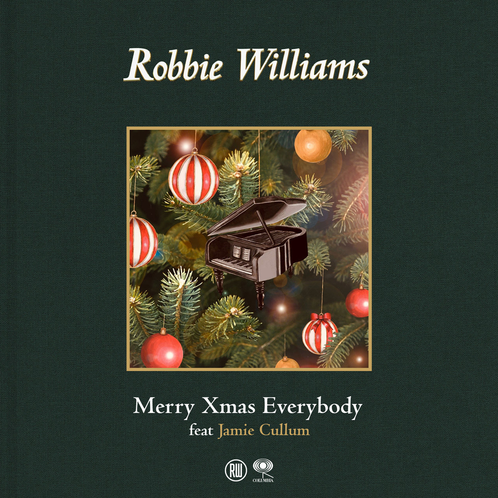 Robbie Williams ft. featuring Jamie Cullum Merry Xmas Everybody cover artwork