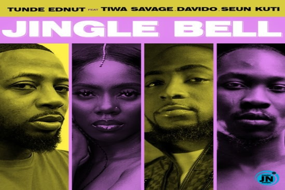 Tunde Ednut featuring Tiwa Savage, DaVido, & Seun Kuti — Jingle Bell cover artwork