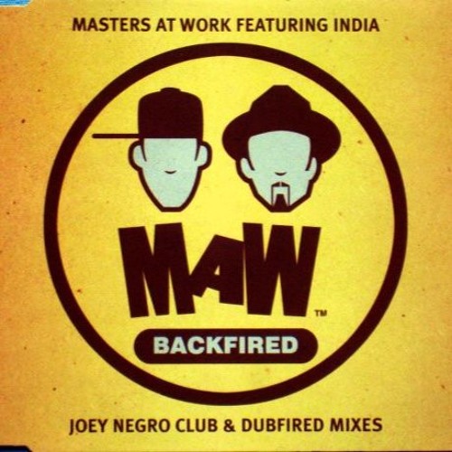 Masters at Work featuring India — Backfired (Joey Negro Remix) cover artwork