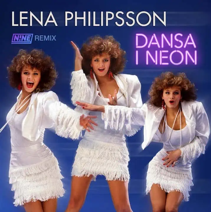 Lena Philipsson — Dansa i neon (N!NE Remix) cover artwork