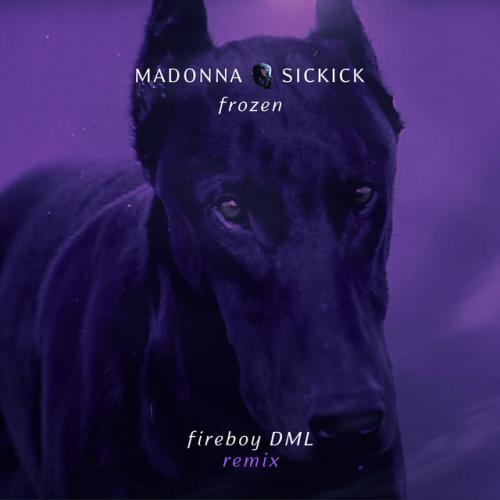 Madonna featuring Sickick — Frozen (Fireboy DML Remix) cover artwork