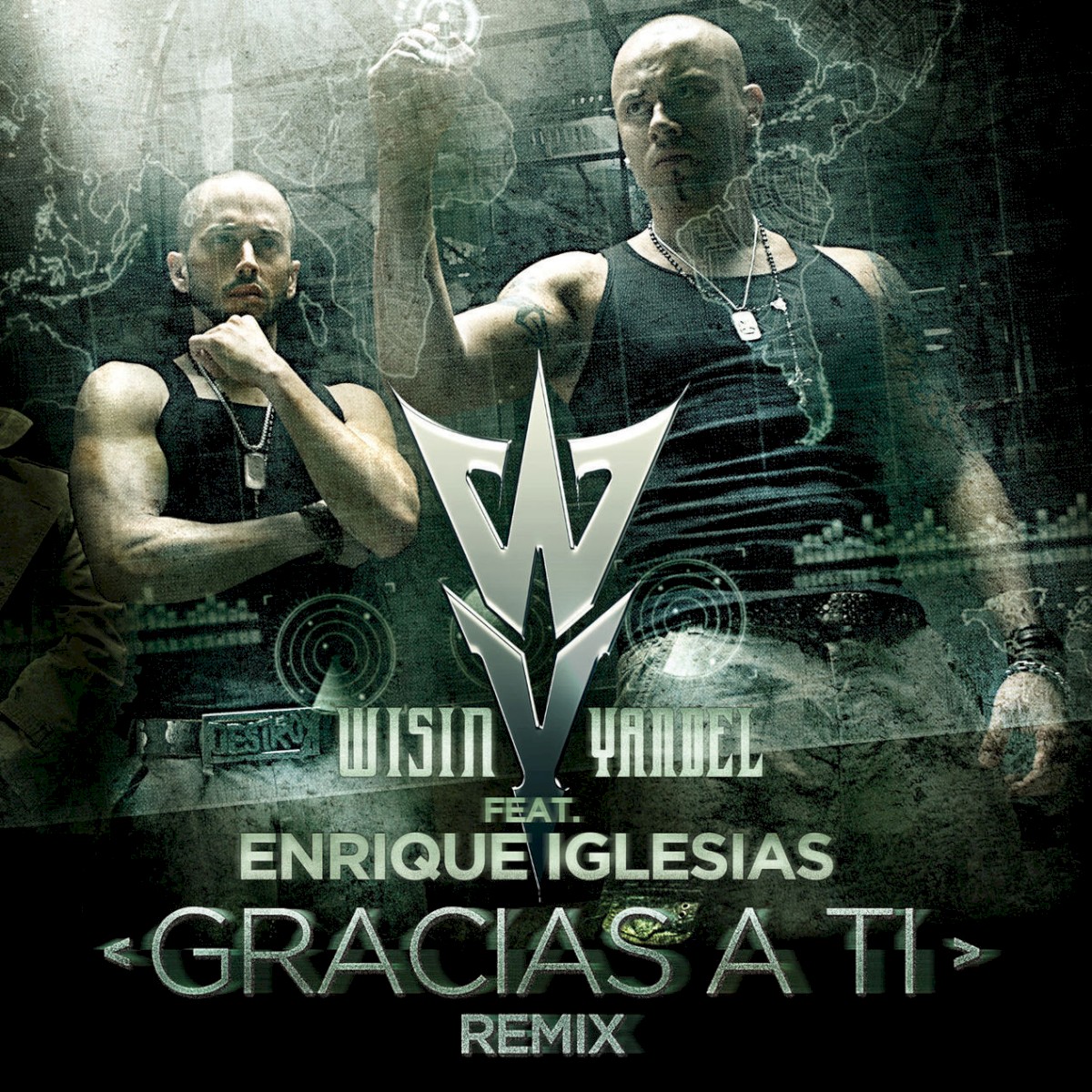 Wisin &amp; Yandel ft. featuring Enrique Iglesias Gracias a Tí (Remix) cover artwork